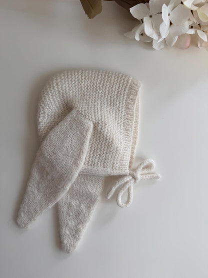 Alpaca Bunny Bonnet Knitting Pattern