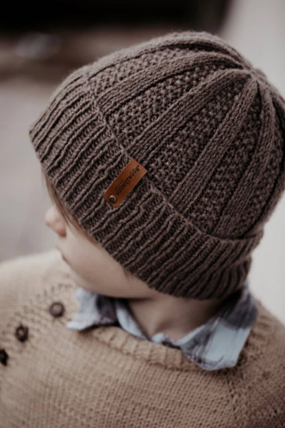 Kids & Adults Ribbed Beanie Knitting Pattern