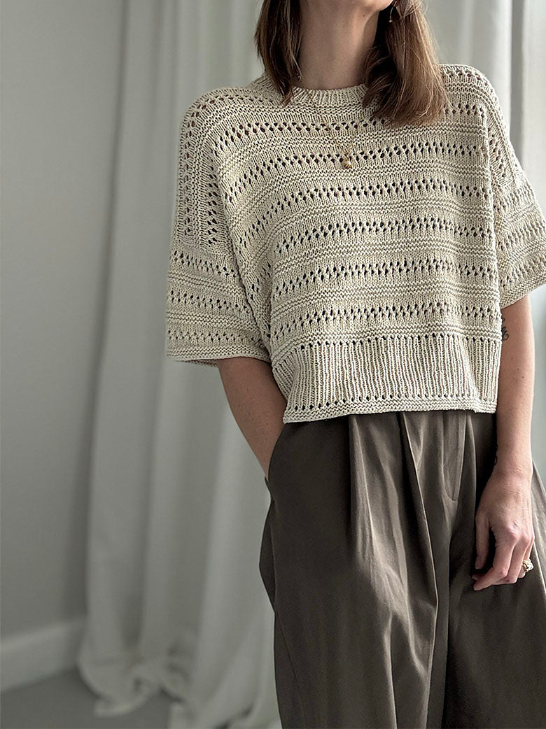 Lacey Loop Tee Knitting Pattern