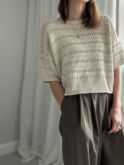 Lacey Loop Tee Knitting Pattern