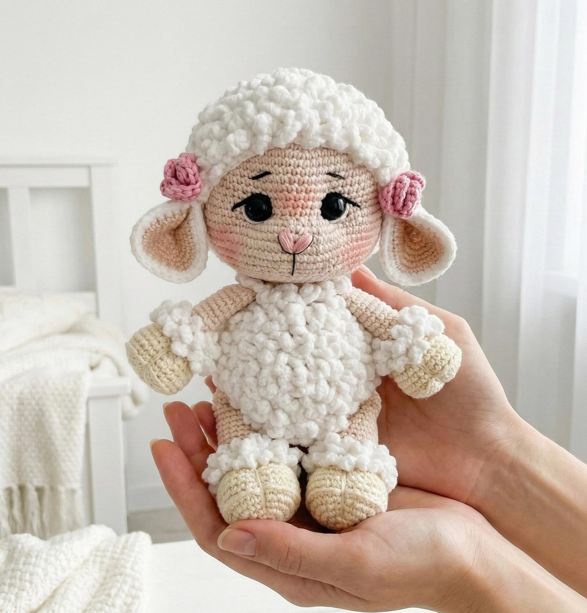 Plush Sheep Toy Crochet Pattern