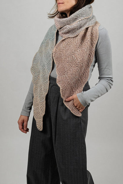 Short Row Shelly Scarf Crochet Pattern