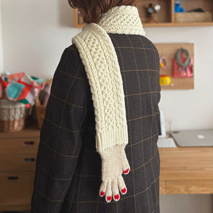 Hands Scarf Knitting Pattern
