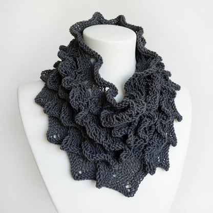 Easy Squirrel Cowl Knitting Pattern