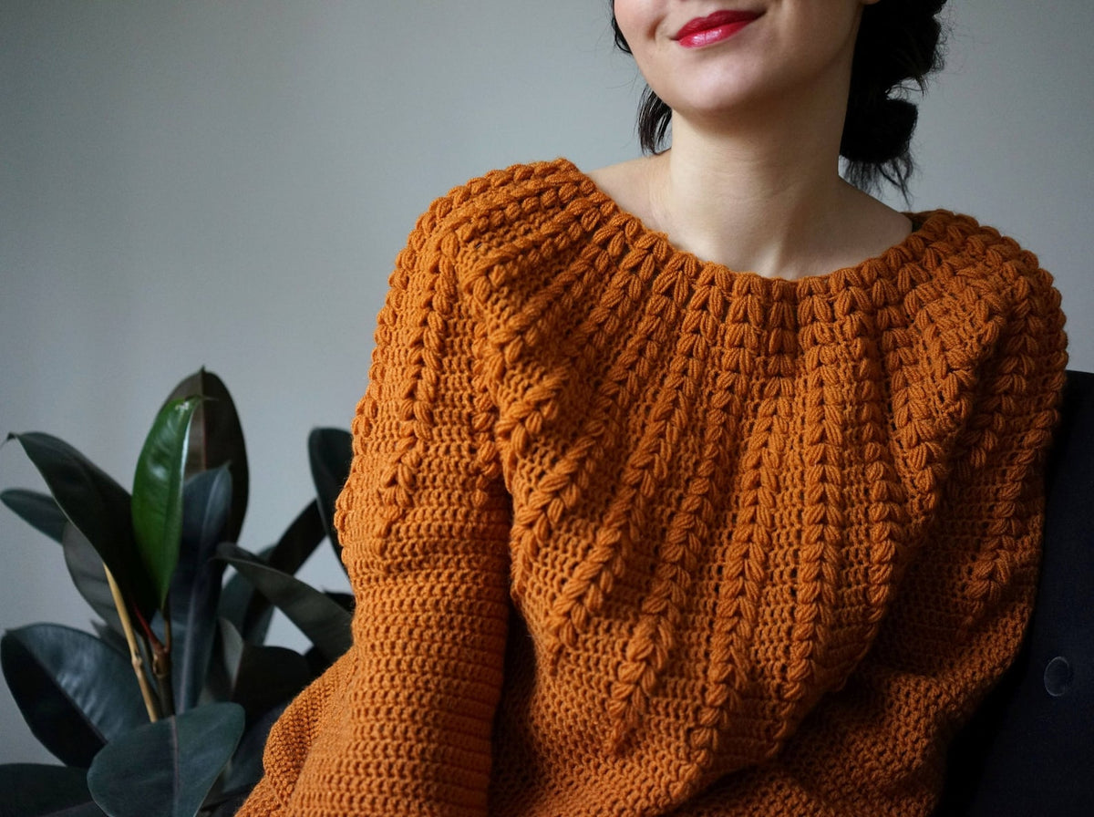 Goldenrod Sweater Crochet Pattern