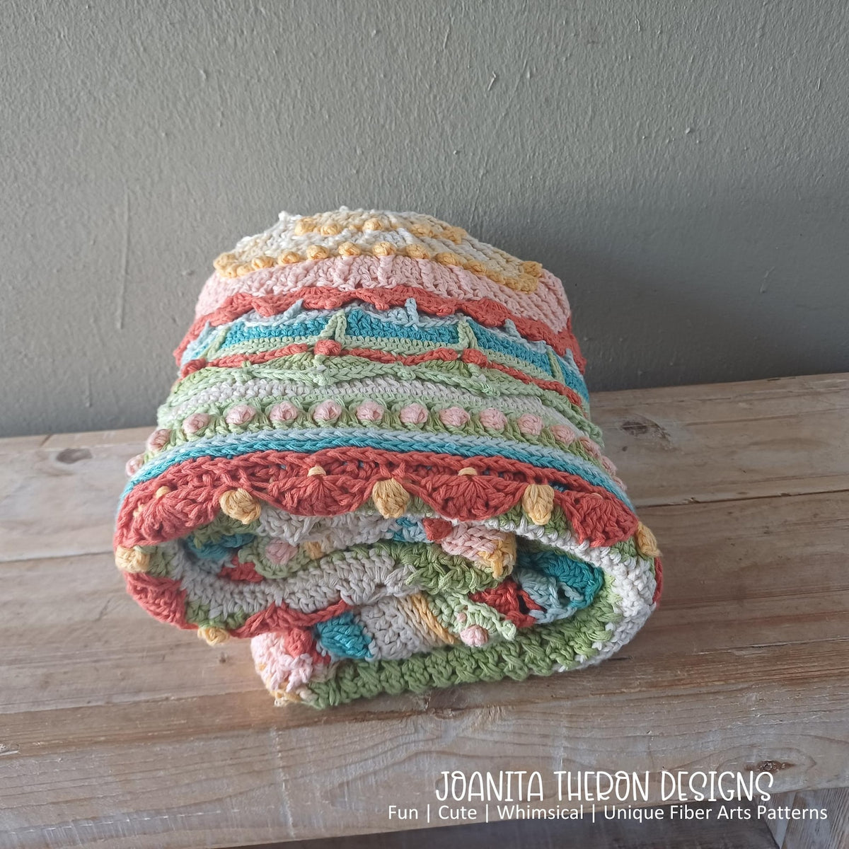 Mandala Square Blanket Crochet Pattern