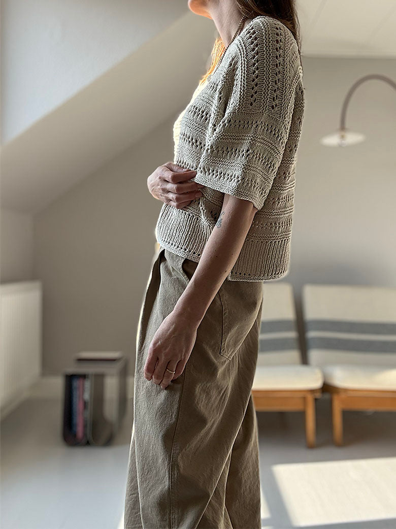 Lacey Loop Tee Knitting Pattern