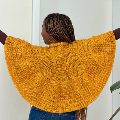 Ruffle Cape Crochet Pattern
