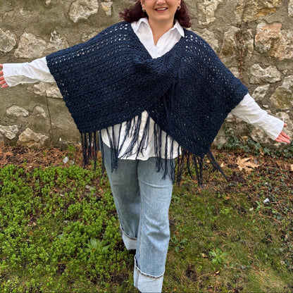 Mobius Poncho Crochet Pattern