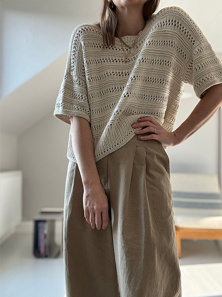 Lacey Loop Tee Knitting Pattern