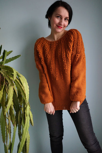 Goldenrod Sweater Crochet Pattern