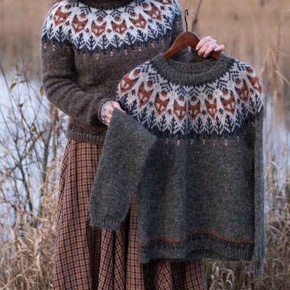 Round Yoke Sweater Knitting Pattern