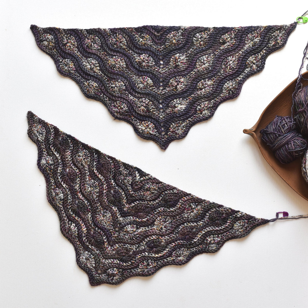 Textured Asymmetrical Shawl Crochet Pattern