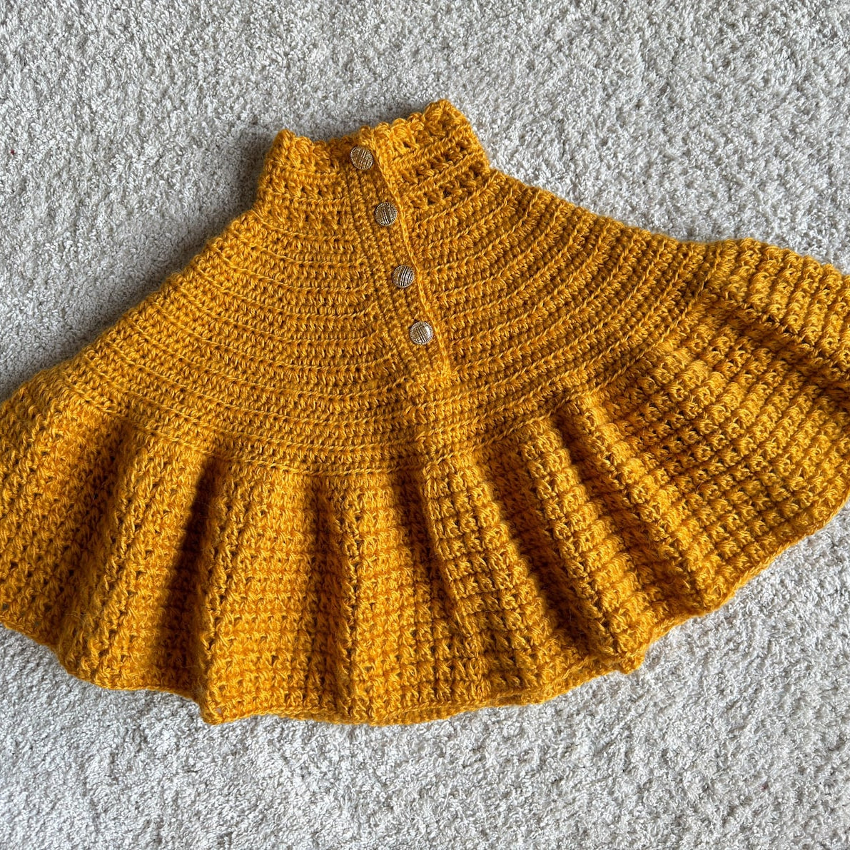Ruffle Cape Crochet Pattern