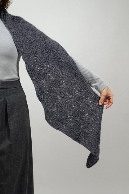 Short Row Shelly Scarf Crochet Pattern