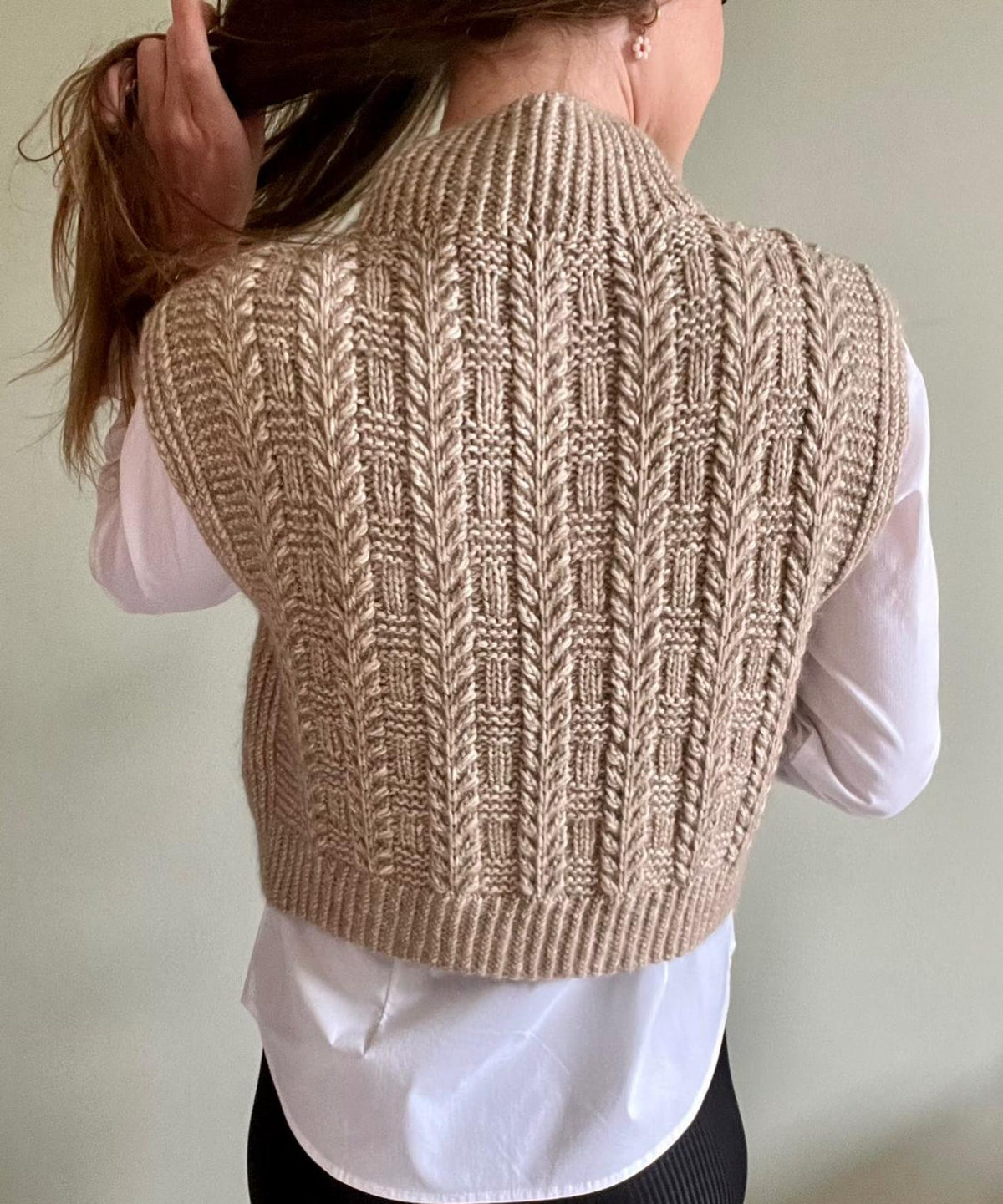 Herbarium Slipover Knitting Pattern Aran Knitting Pattern