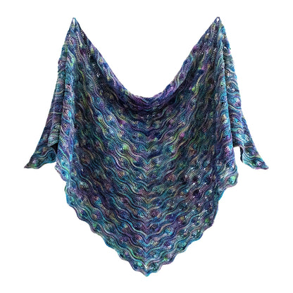 Textured Asymmetrical Shawl Crochet Pattern