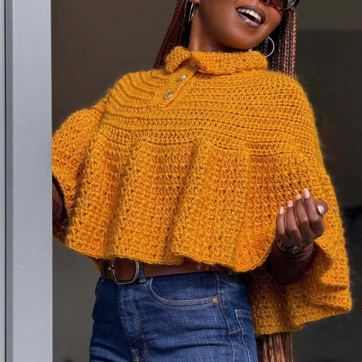 Ruffle Cape Crochet Pattern