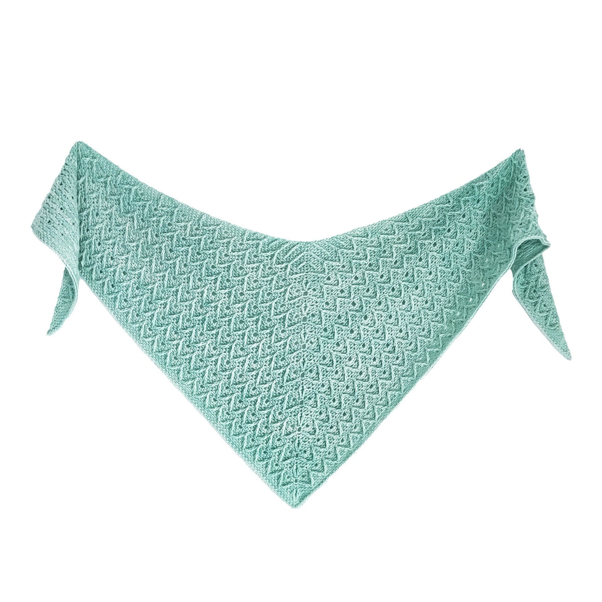 Mint Leaf Shawl Crochet Pattern