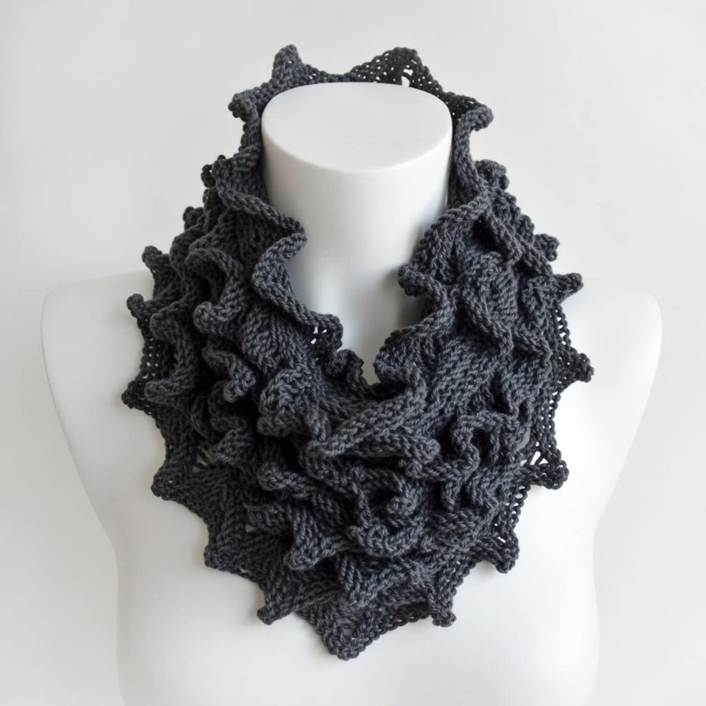 Easy Squirrel Cowl Knitting Pattern