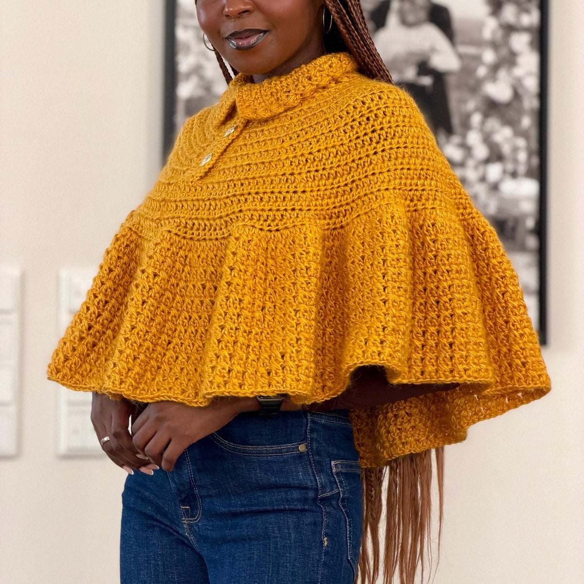 Ruffle Cape Crochet Pattern