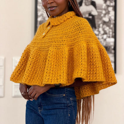 Ruffle Cape Crochet Pattern
