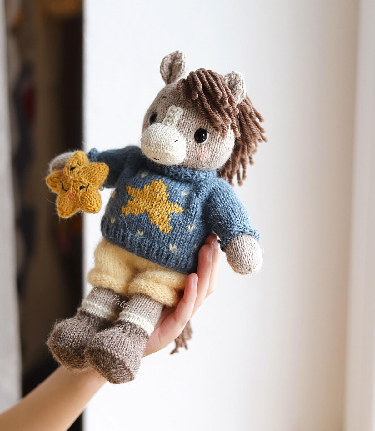 Amigurumi Horse with Removable Clothes Knitting Pattern