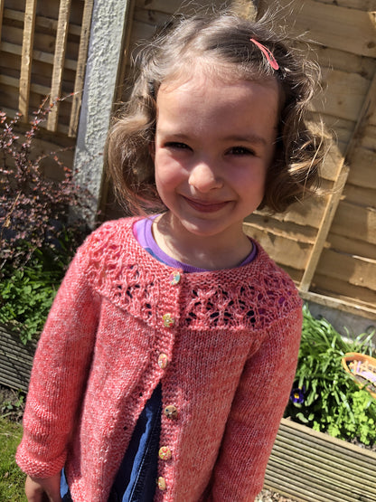 Vintage Flair Cardigan Knitting Pattern