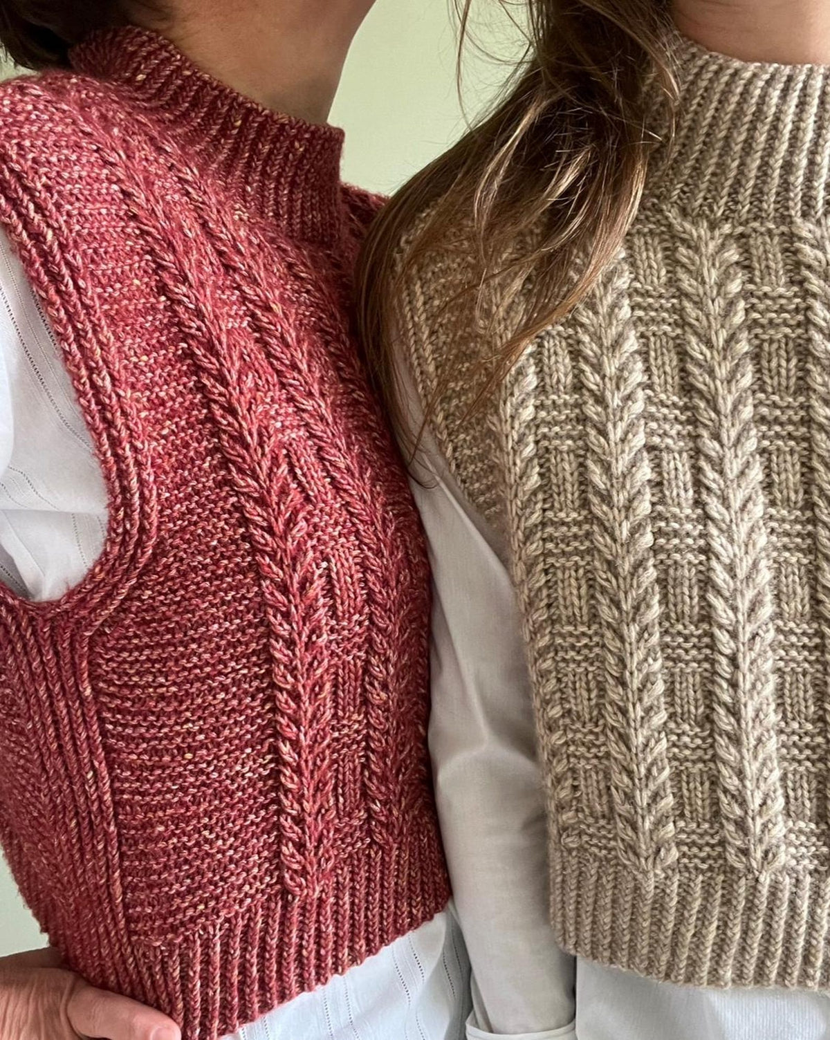 Herbarium Slipover Knitting Pattern Aran Knitting Pattern