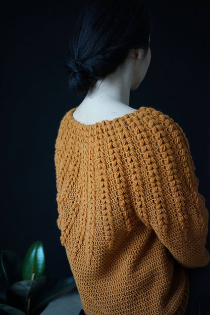 Goldenrod Sweater Crochet Pattern