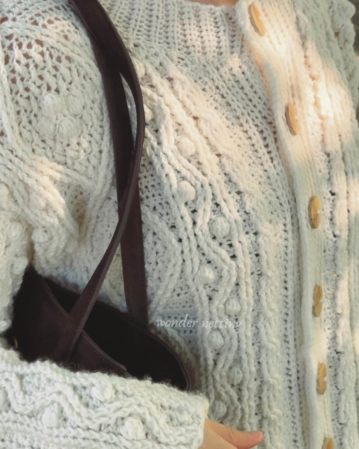 Cable Cardigan Crochet Pattern