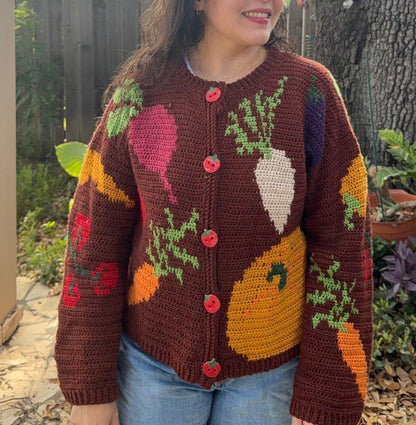Garden Cardigan Crochet Pattern
