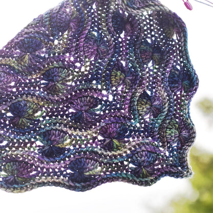 Textured Asymmetrical Shawl Crochet Pattern