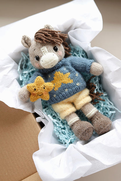 Amigurumi Horse with Removable Clothes Knitting Pattern