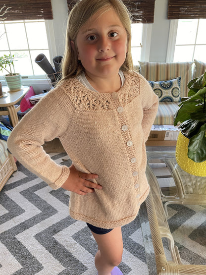 Vintage Flair Cardigan Knitting Pattern
