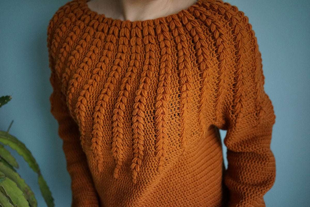 Goldenrod Sweater Crochet Pattern