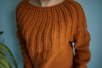 Goldenrod Sweater Crochet Pattern