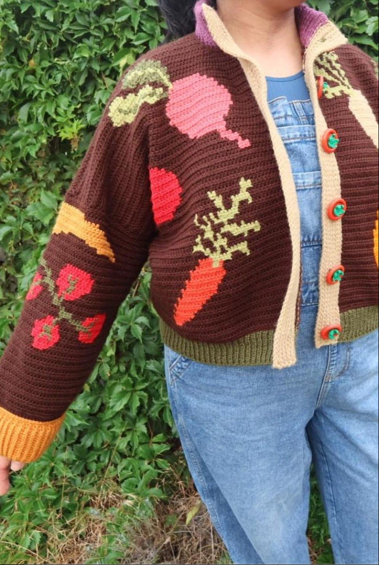 Garden Cardigan Crochet Pattern