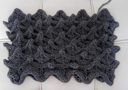 Easy Squirrel Cowl Knitting Pattern