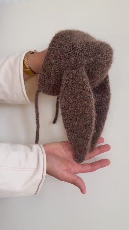 Alpaca Bunny Bonnet Knitting Pattern