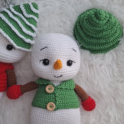Sweet The Snowman Crochet Pattern