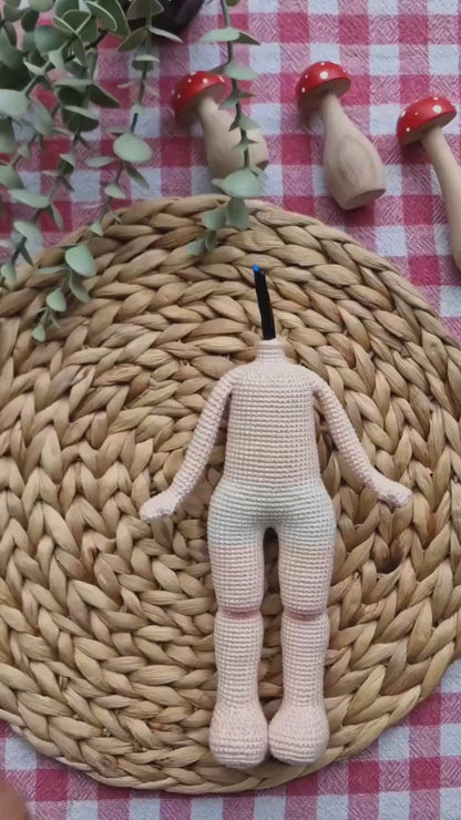 Whimsical Mushroom Doll Crochet Pattern